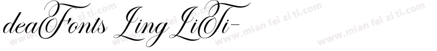 deaFonts LingLiTi字体转换